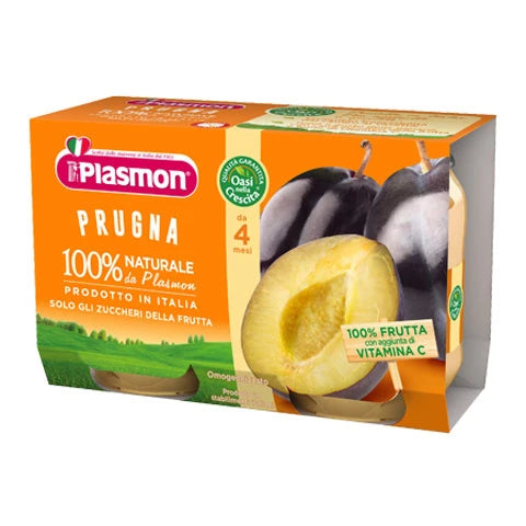 Plasmon Пюре с черносливом, +4 месяца 2x104 g
