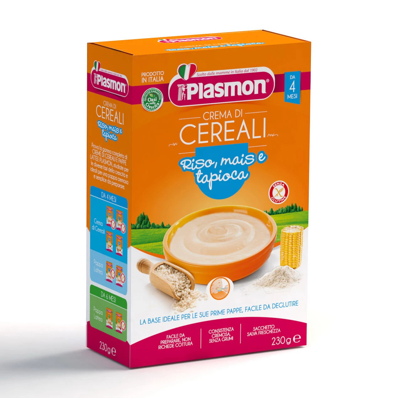 Plasmon Terci Cereale ,orez,porumb,tapioca crem ,230 g
