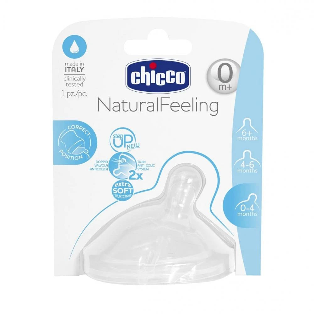 Chicco Соска Step Up 1 антиколиковая, силиконовая, нормальный поток, 0+, 1 шт. (60073)