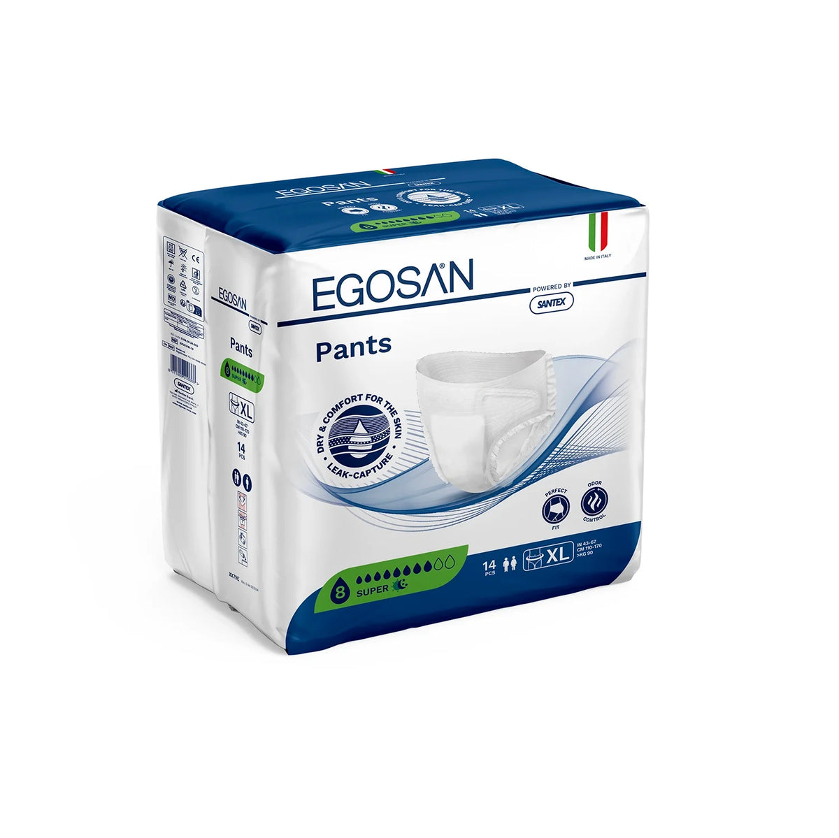 Egosan трусы SUPER, XL > 70 kg, > 150 cm, 14 шт