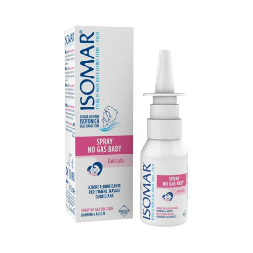 Isomar Baby No Gas Spray Isotonic cu apă de mare pentru igiena zilnică 30ml