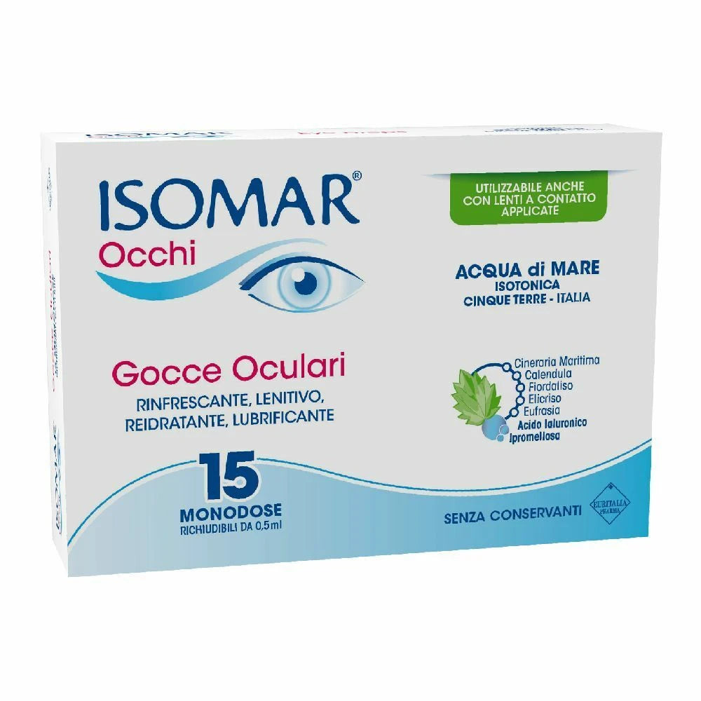 Isomar Monodoze глазные капли с изотонической морской водой 15x0,5ml