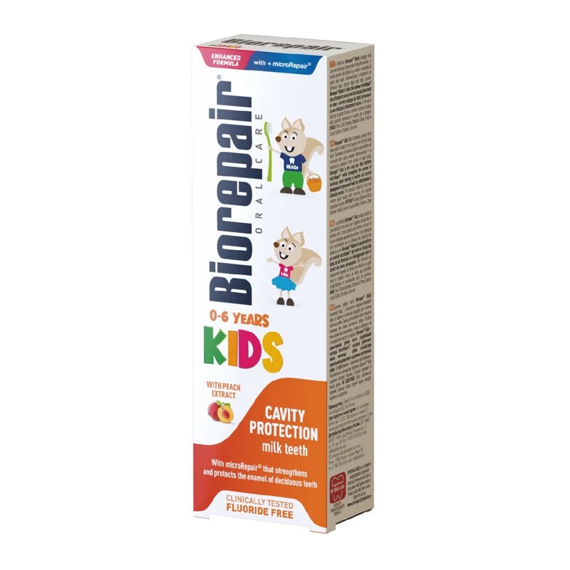 Biorepair Pastă de dinți pentru copii Piersic 0-6 ani 50ml