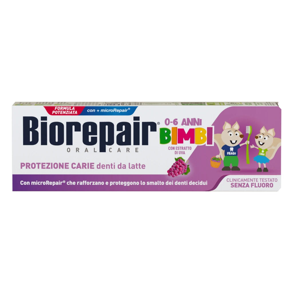 Pastă de dinți pentru copii 0-6 ani cu extract de strugure 50ml