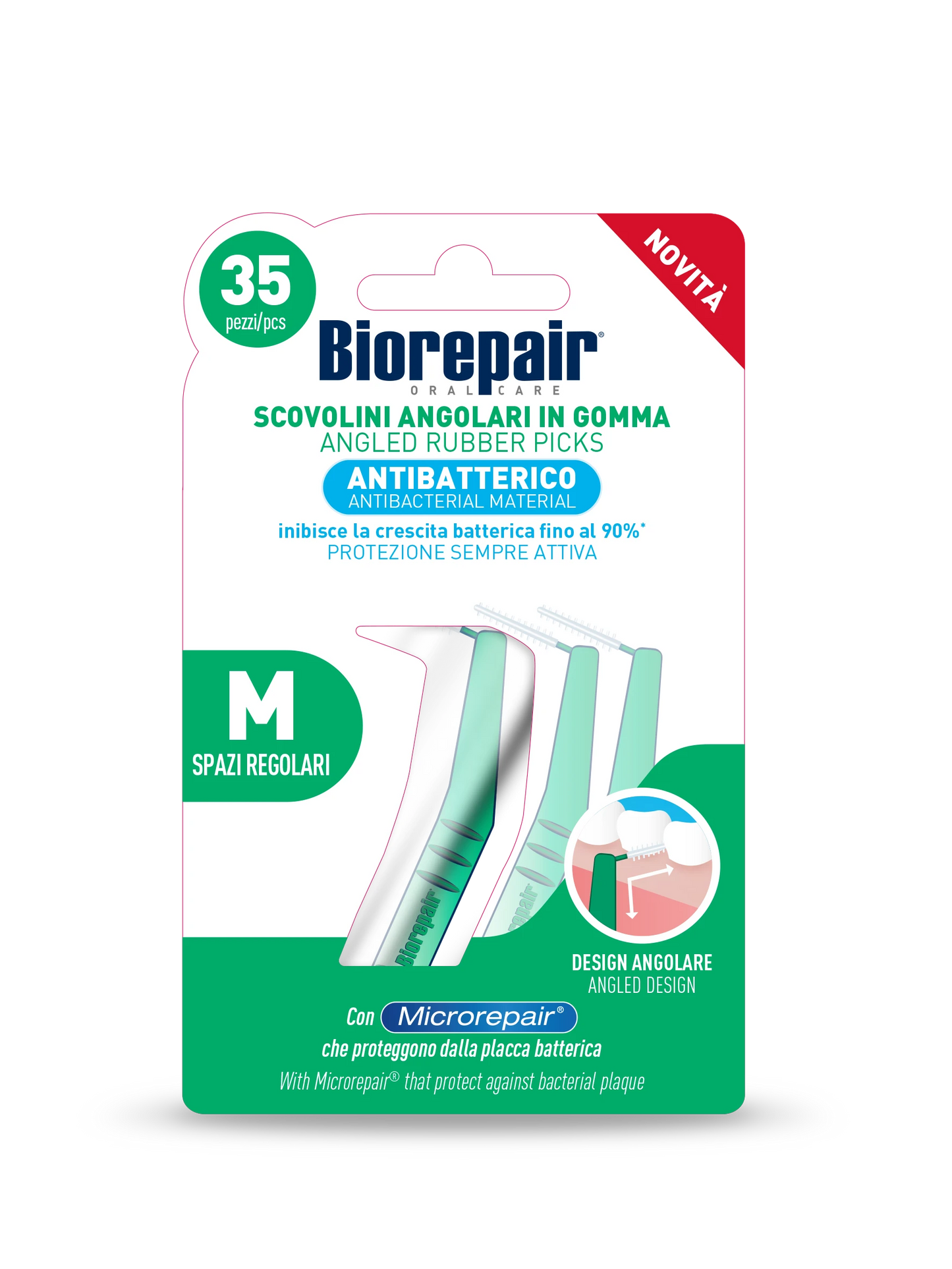 Biorepair Perie Interdentară de cauciuc Regular-M N35