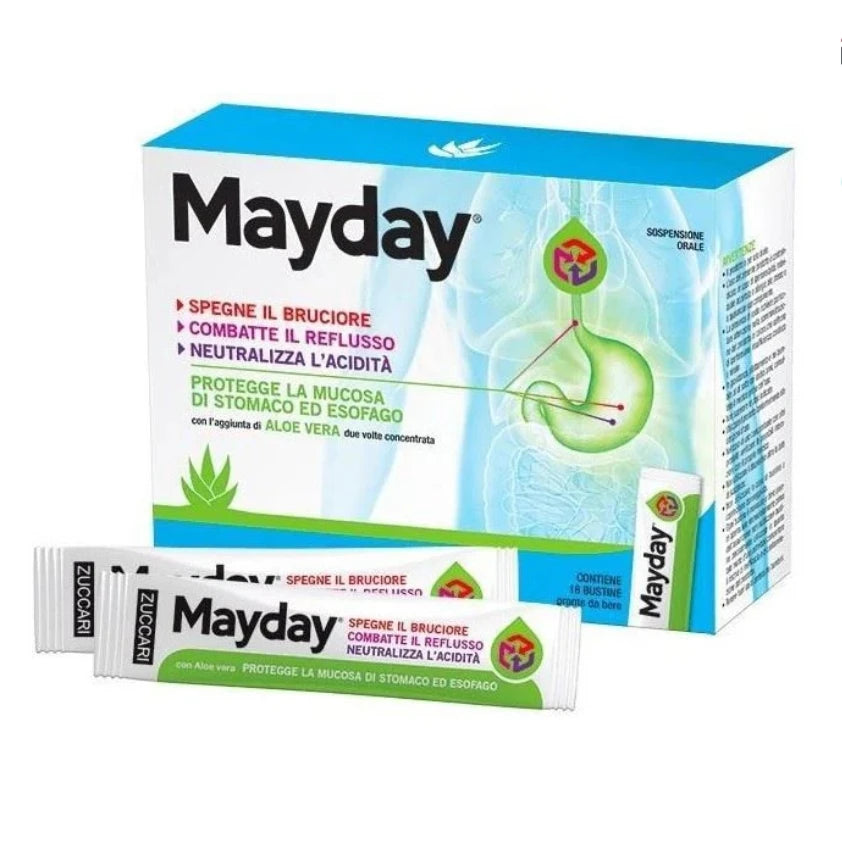 Mayday 10ml susp. N12 (Antacid, Anti-reflux cu Aloe Vera)