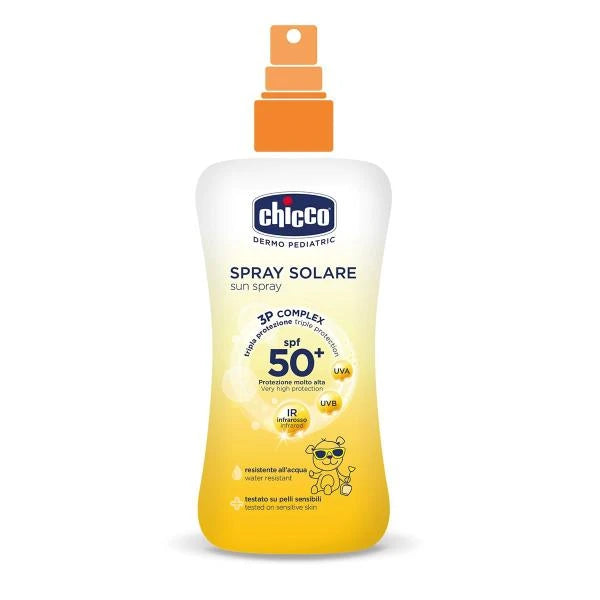 Chicco Солнцезащитный спрей Sun SPF50+, 12+, 150 ml (36420/91590)