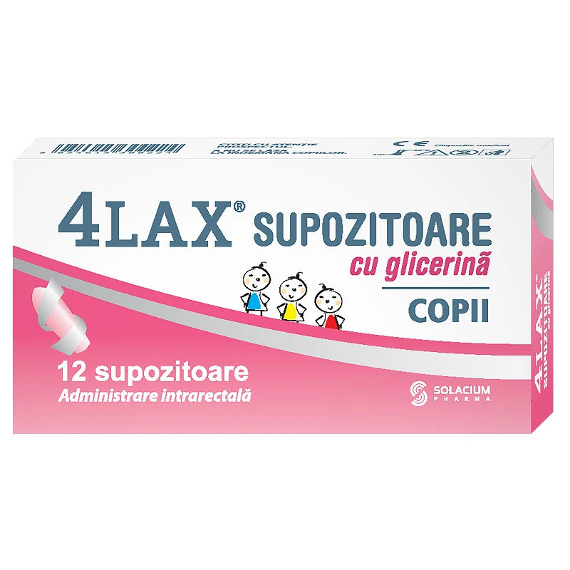 4LAX суппозитории с глицерином для детей Nr.12