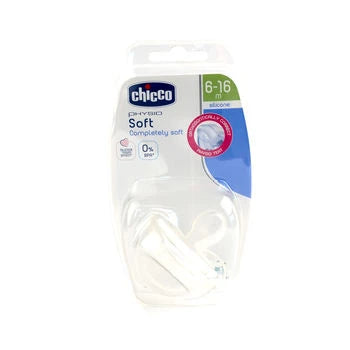 Chicco Suzeta ortodontica silicon color, 6+, 1 buc (27123)