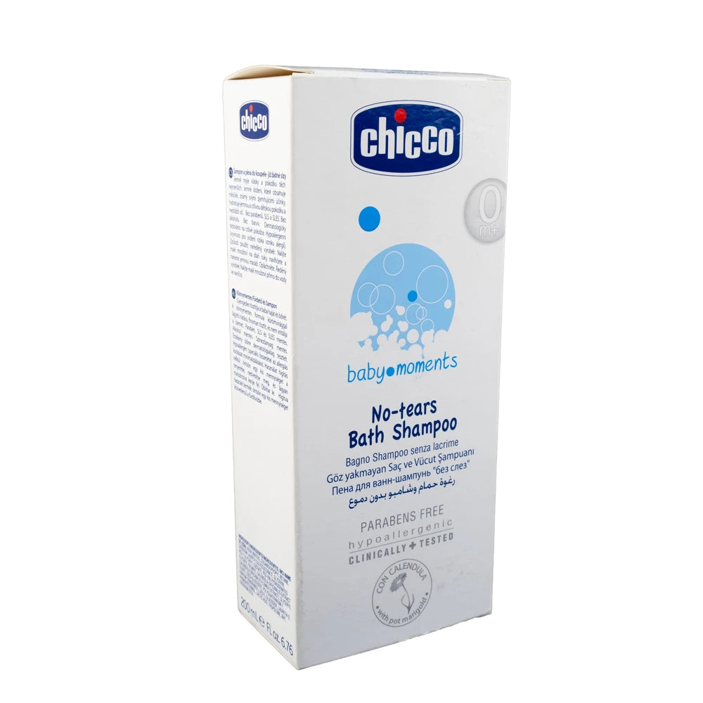 Chicco шампунь и пена для ванны для детей без слез, 0+, 200 ml (28411)