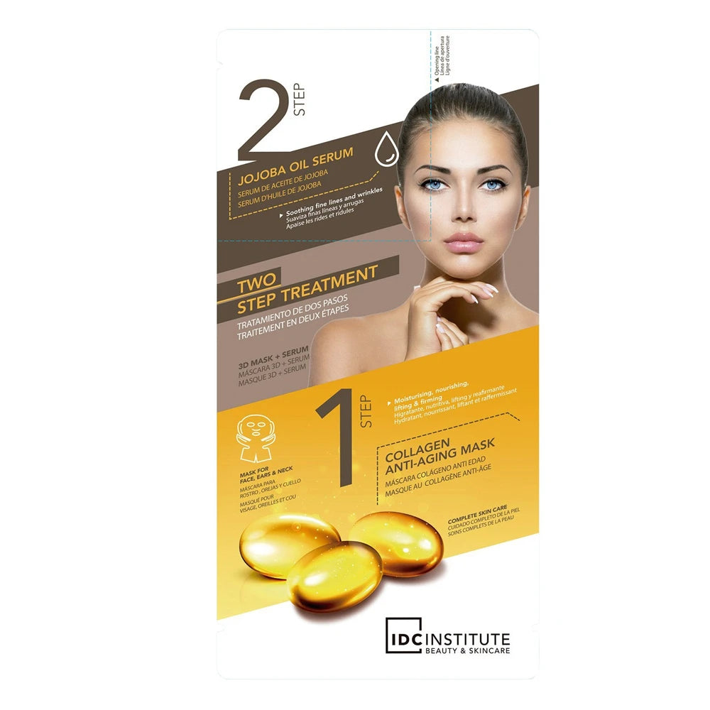 IDC Institute Восстанавливающая маска для лица, шеи, декольте 35g+5g