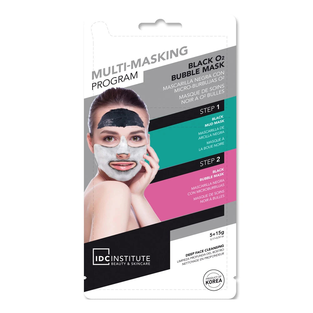 IDC Institute Маска для лица для глубокого очищения Bubbles, 5gr+5gr (3952)