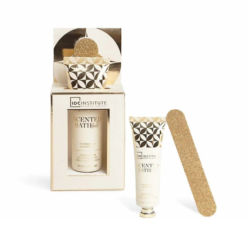 IDC Institute Набор Scented Gold крем для рук+пилка для ногтей