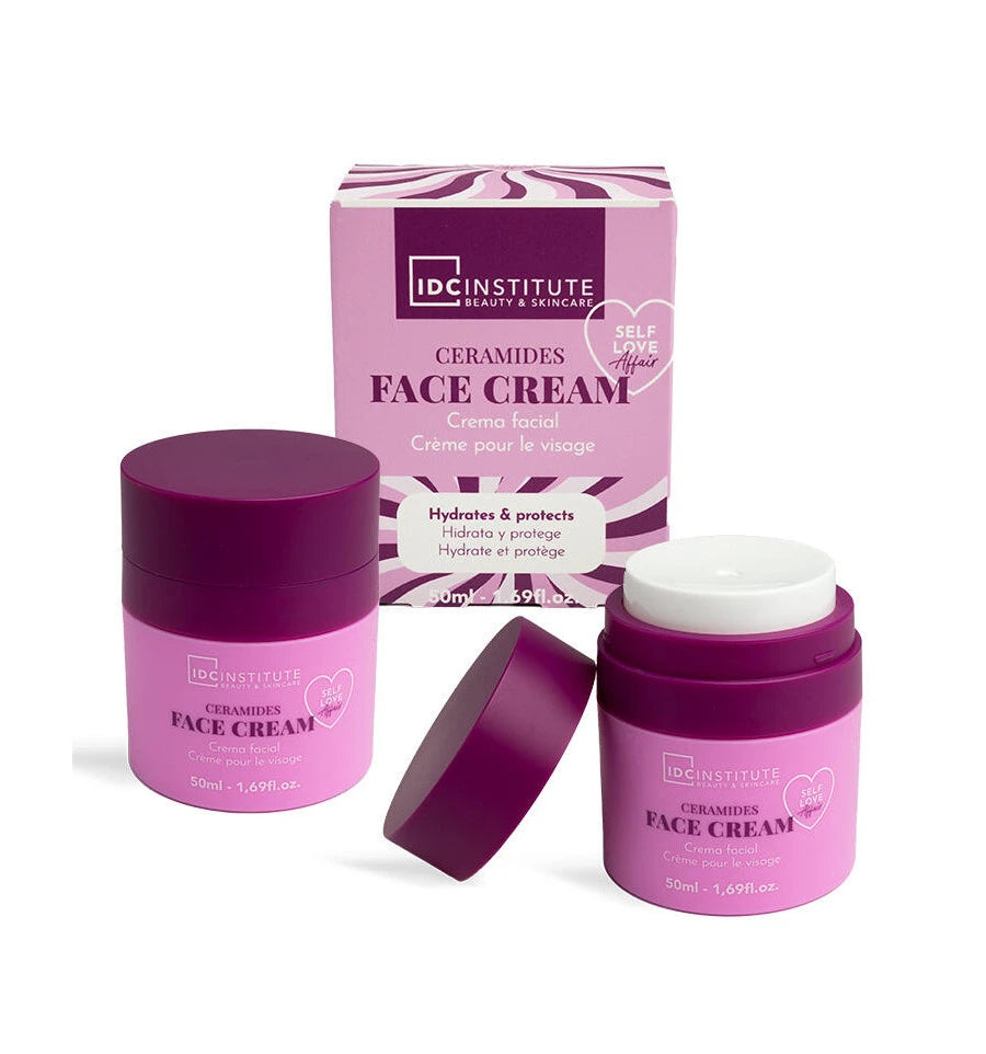 IDC Institute Cremă pentru față cu ceramide (cu dozator), 50ml