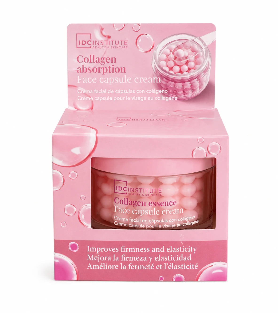 IDC Institute Pink Cremă capsulata pentru față cu colagen