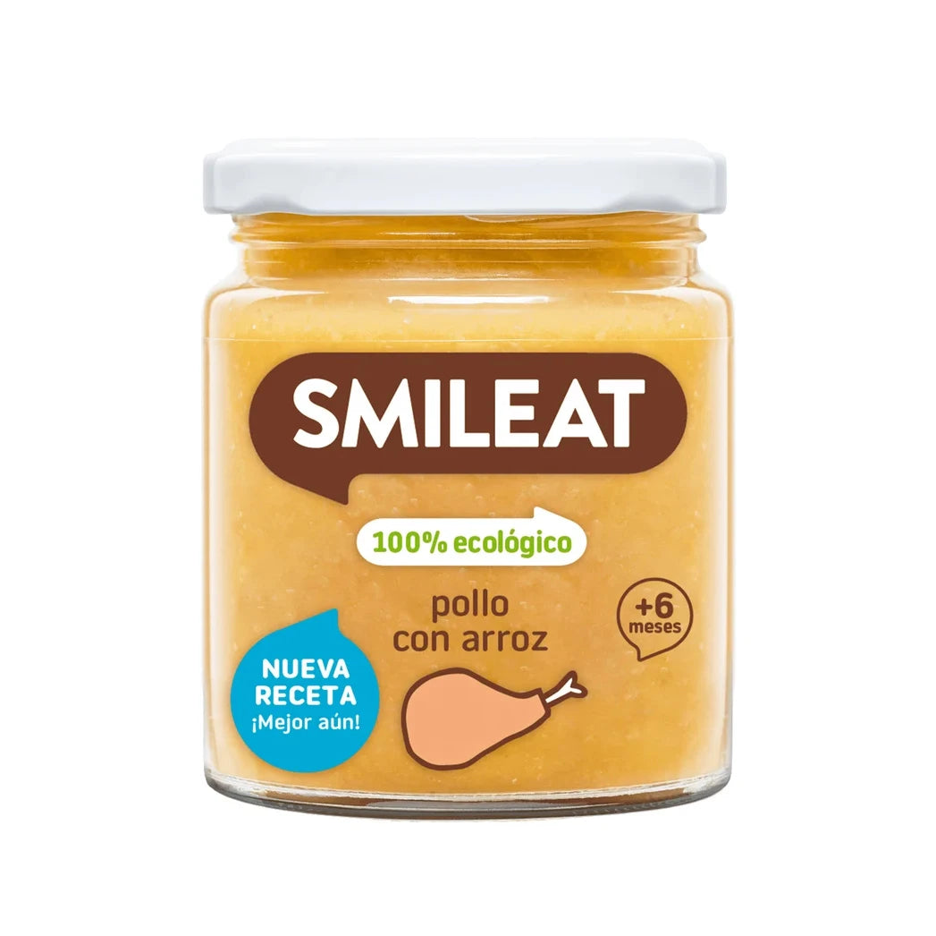 Smileat Органическое пюре из куриного мяса и риса, 6месяцев+, 230g