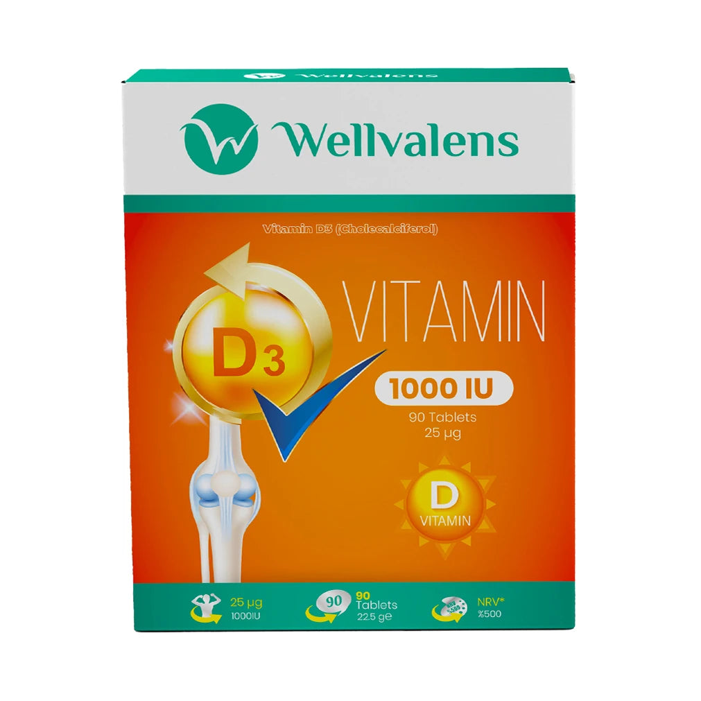 Wellvalens Vitamin D3 1000IU (25 µg) табл. N90