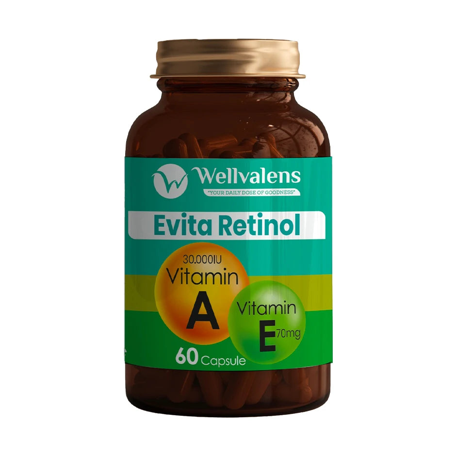 Wellvalens Evita Retinol (vit A+E) капс. N60