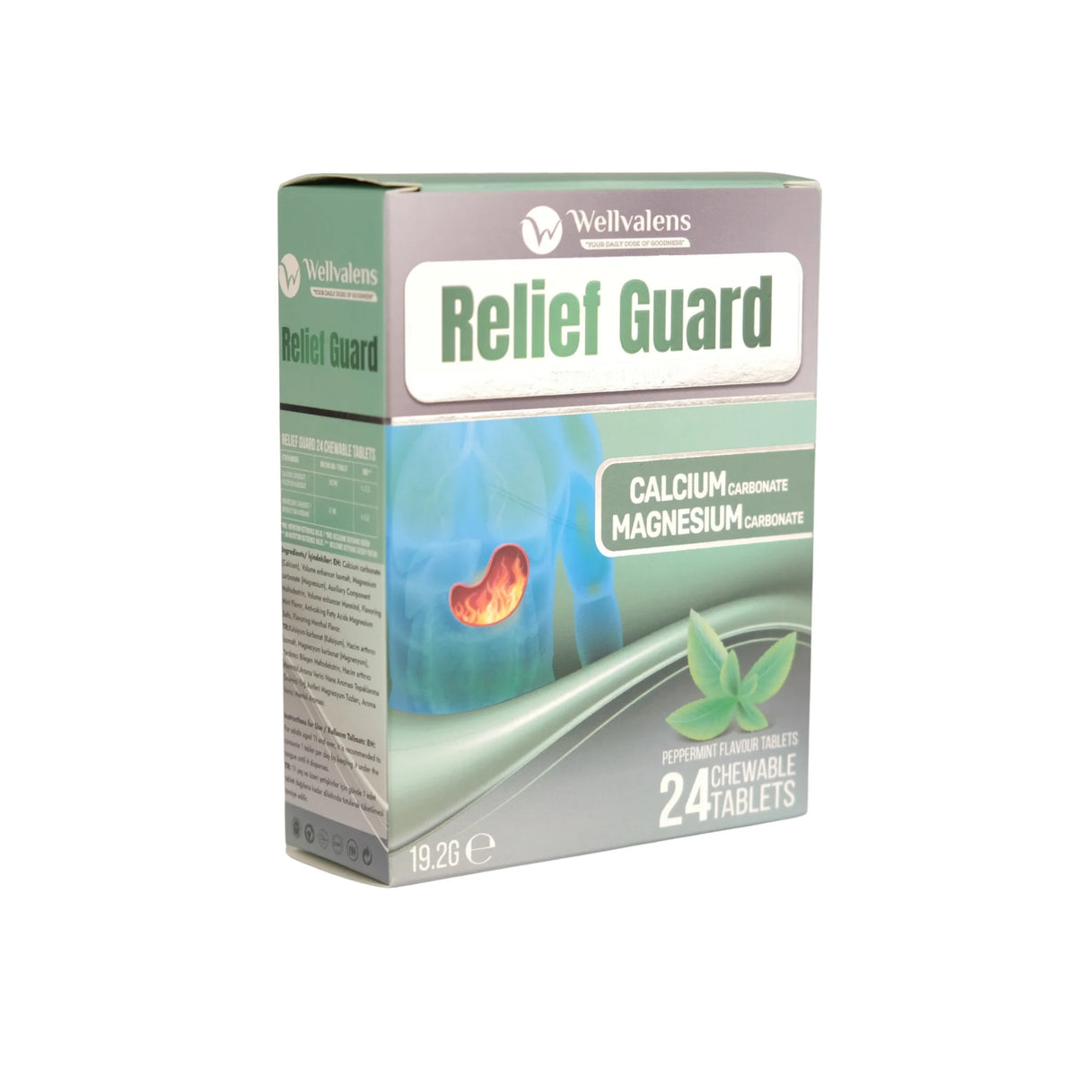 Wellvalens Reliefguard (антацид) табл. жеват. N24