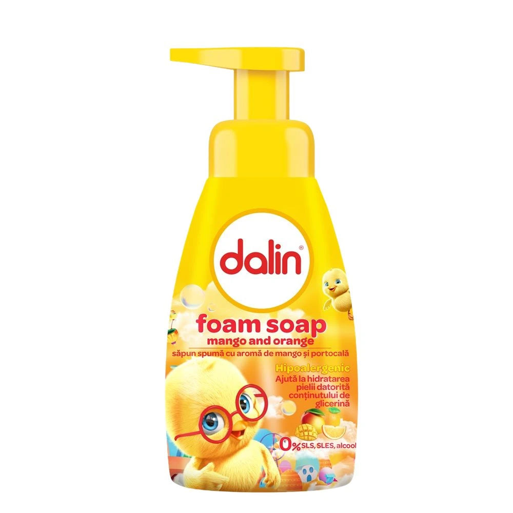 DALIN Săpun-spumă mango, portocala 200ml N1