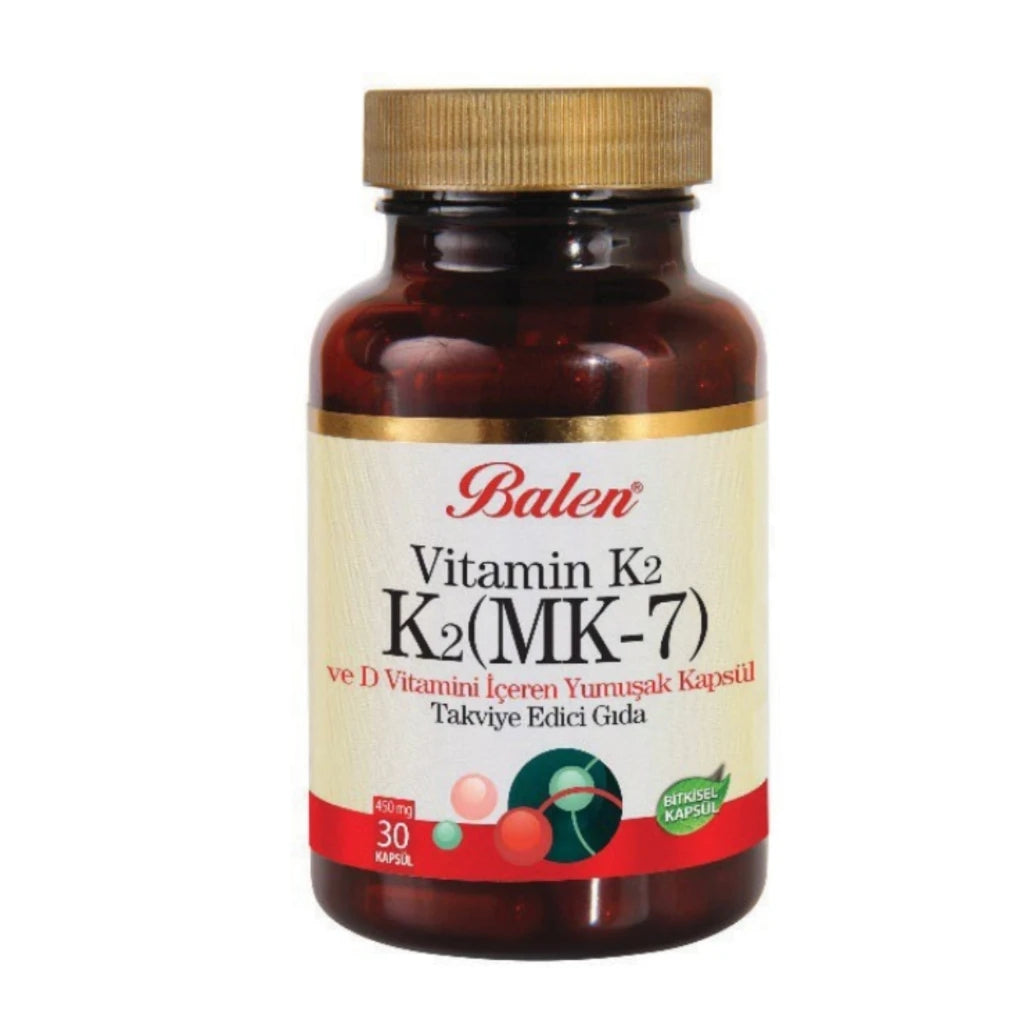 Balen Витамин K2 (100 mcg) +D (10 mcg, 400UI) капс. N30