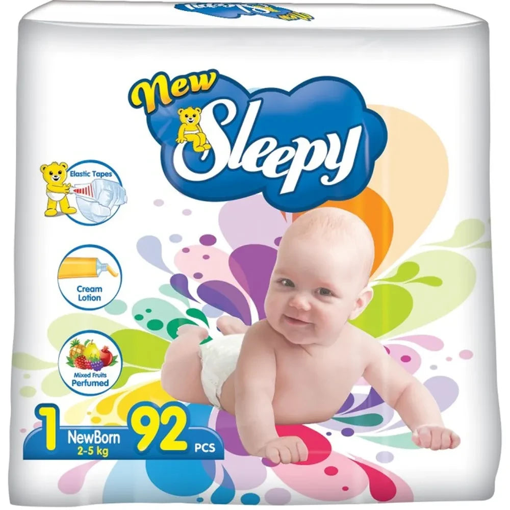 Подгузники New Sleepy Jumbo 1 Newborn (2-5kg) N92