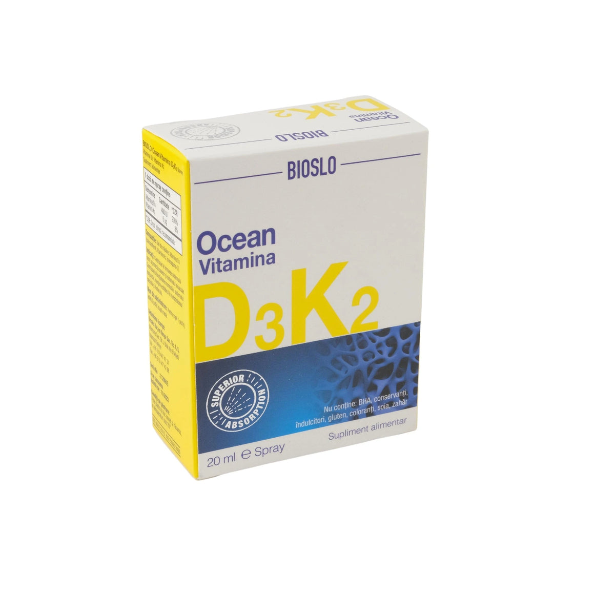 Bioslo D3K2 спрей+ пипетка 20ml