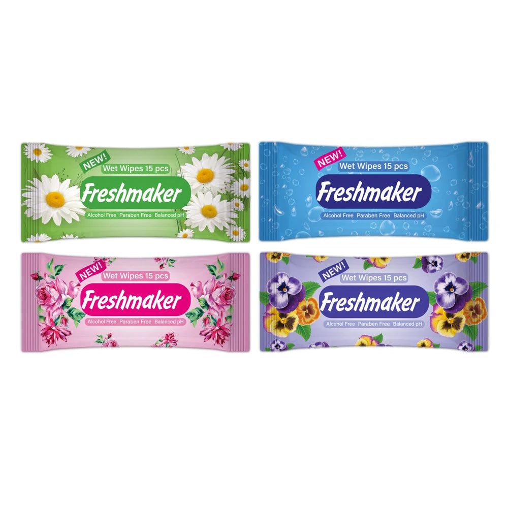 Freshmaker влажные салфетки 15 шт (ассортимент) (1 шт)