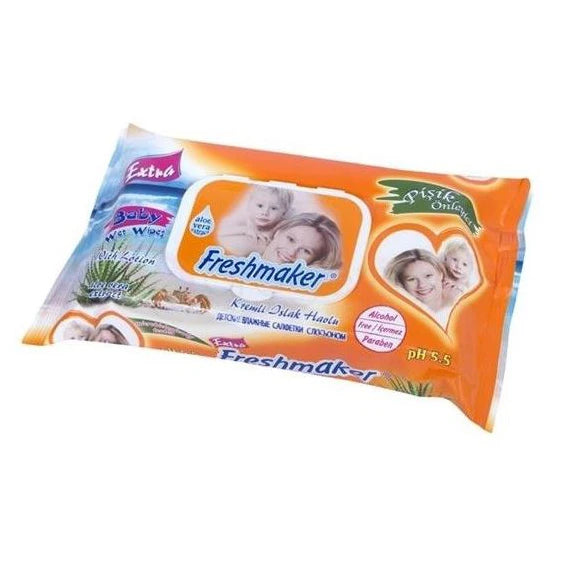 Freshmaker Servețele umede Antibacteriale 60 buc cu capac