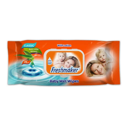 Freshmaker Влажные салфетки Extra/Classic с крышкой 72 шт.