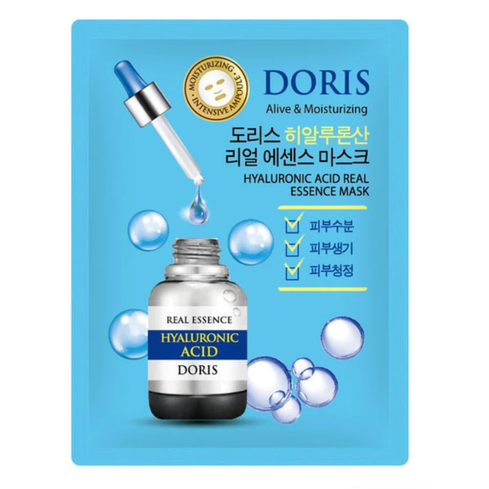 Doris Real Essence Маска для лица с гиалуроновой кислотой 25ml