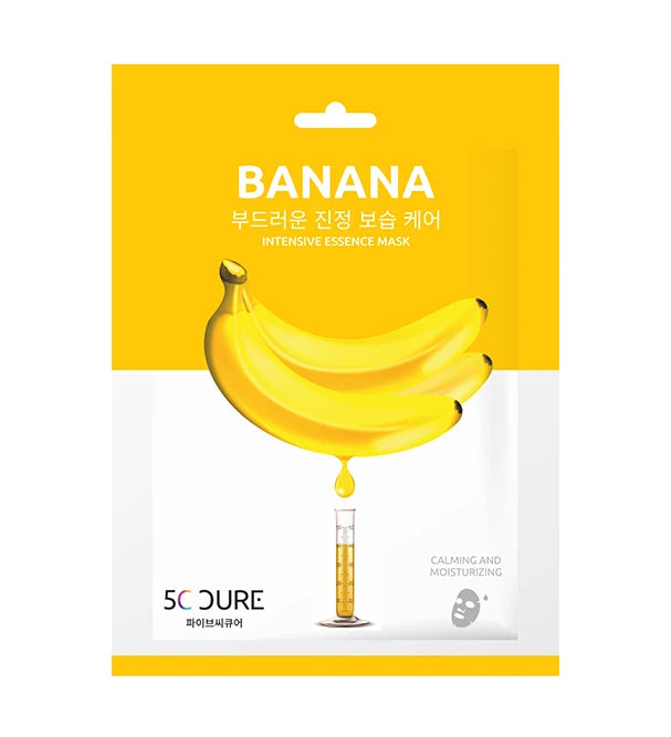 JK 5C CURE Masca pentru față din țesătura cu banana, 25ml