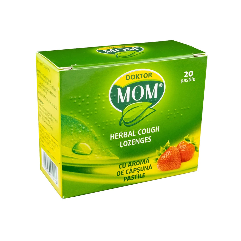 Doctor Mom пастилки клубничные N20 OTC