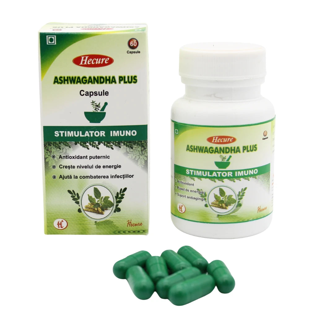 HECURE Ashwagandha Plus caps. N60 (Stimulator imuno)
