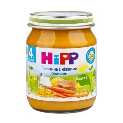 Hipp 6152 Пюре телятина, овощи, картофель (4 месяца) 125g