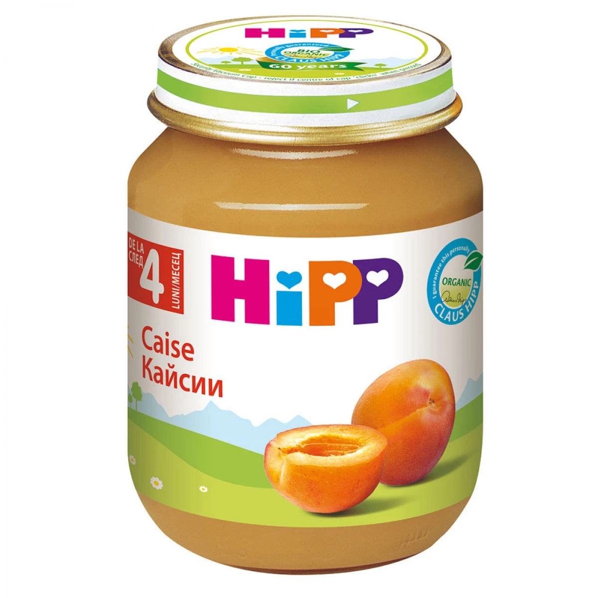 Hipp 4212 Фруктовое пюре абрикос (4 месяца) 125g