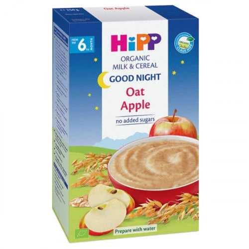 Hipp 3331 Terci noapte buna ovas și mere (6 luni) 250g