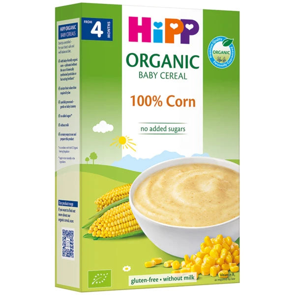 Hipp 2840 Terci organic fără lapte, 100% Porumb (4 luni) 200g