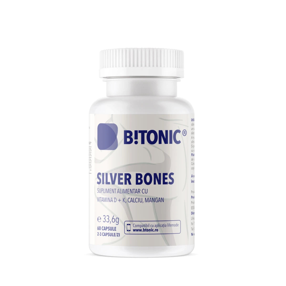 Bitonic Silver Bones Ca-vit.D-vit.K-Mn.Glucozamin капсулы N60