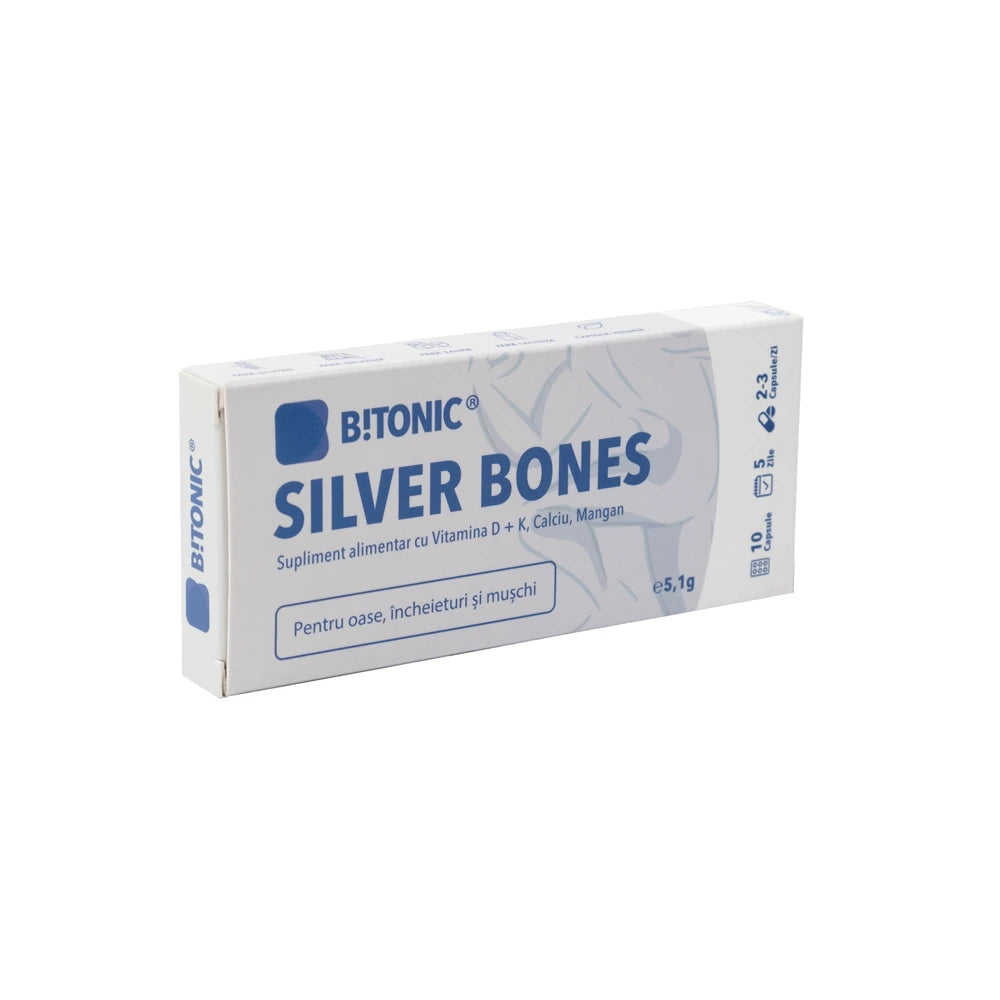 Bitonic Silver Bones Ca-vit.D-vit.K-Mn Глюкозамин N10