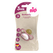 NIP Butterfly Suzetă latex, roz, mărime 3 (16-32luni) N1