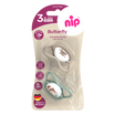 NIP Butterfly F Suzetă silicon, mărimea 3 (16-32luni) N2