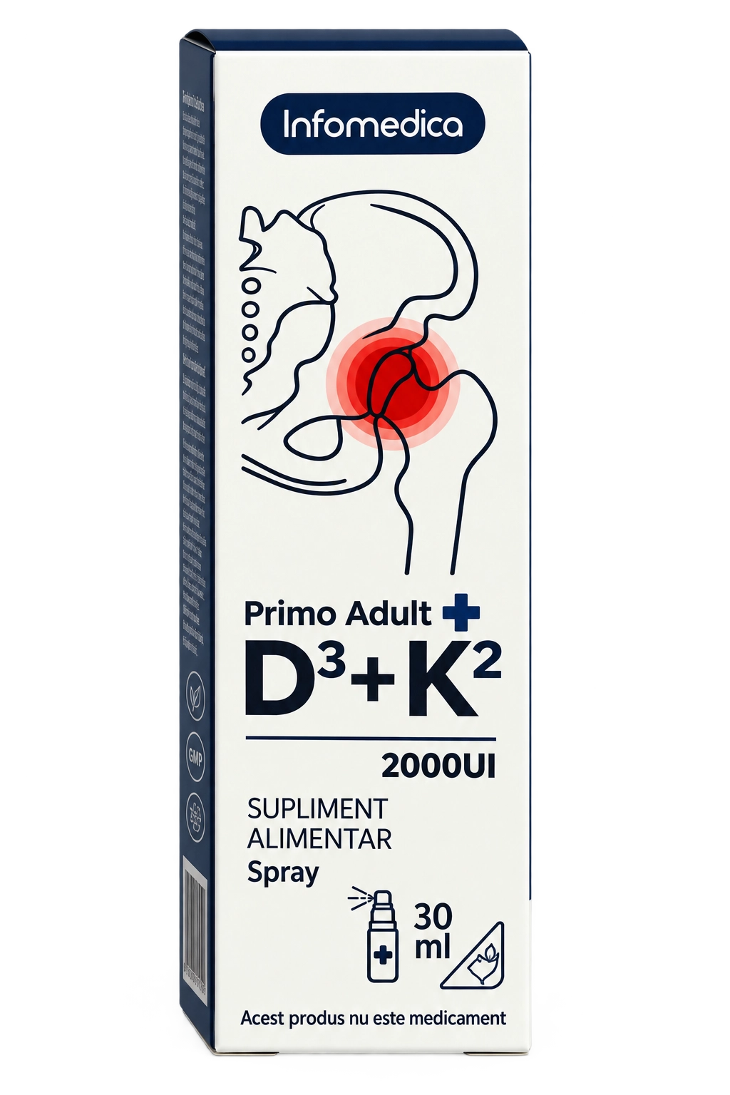 Primo Adult Plus D3+K2 spray 2000UI 30ml