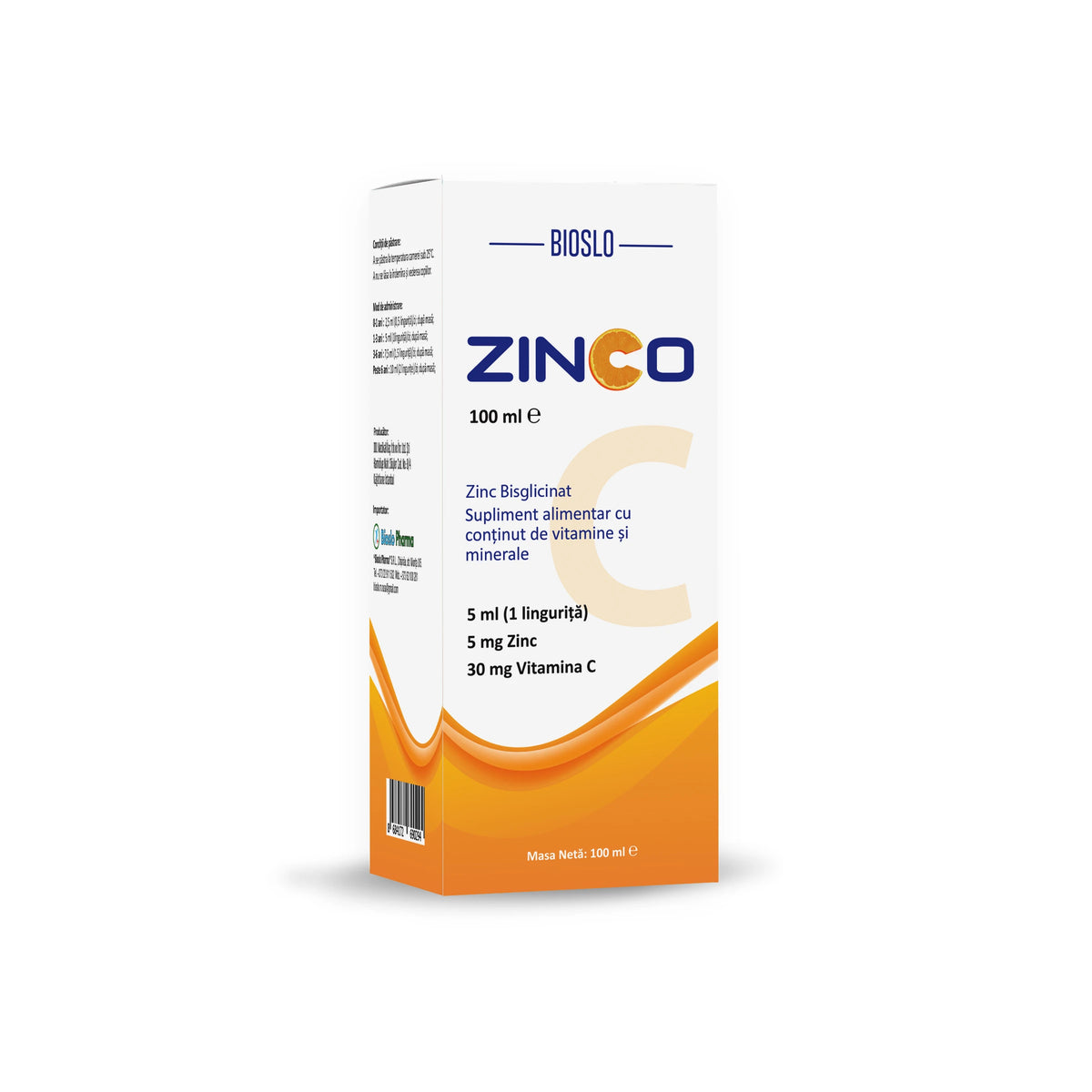 Zinco-C сироп (Zn+Vit.C) 100ml