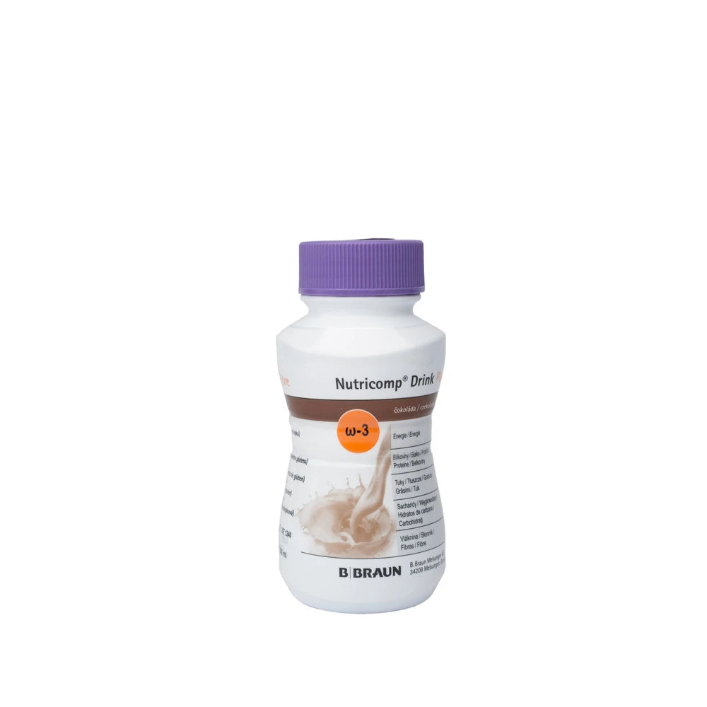 Nutricomp Drink Plus Fibre chocolate 1.5kcal/ml 200ml Braun