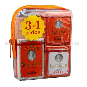 Siang Pure Set (balsam 12g-2buc+ Ulei 3ml+Inhalator )