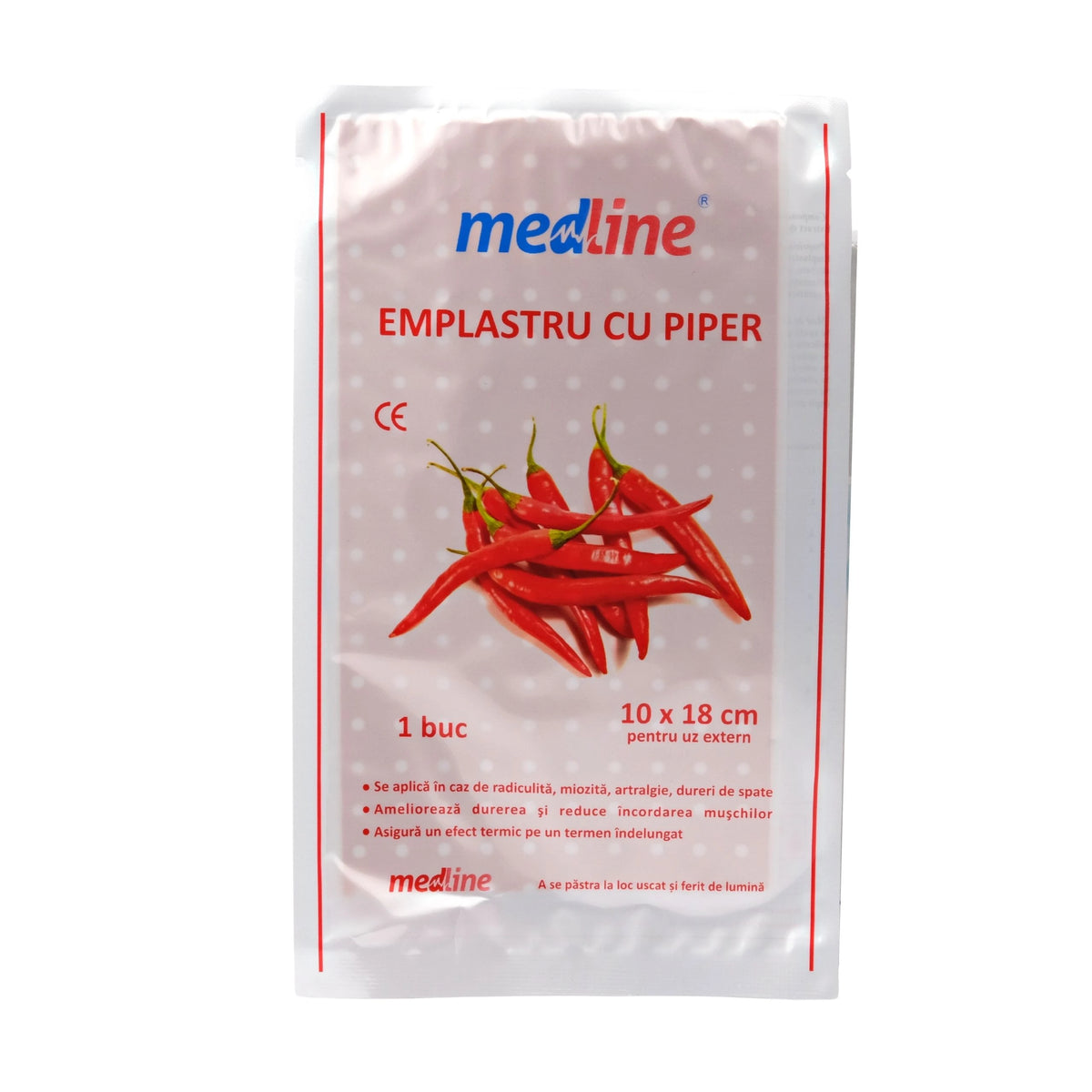Пластырь перцовый перфорированный 10cmx18cm N1 (Medline)