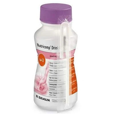 Nutricomp Drink Plus capsuna 1.5kcal/ml 200ml Braun