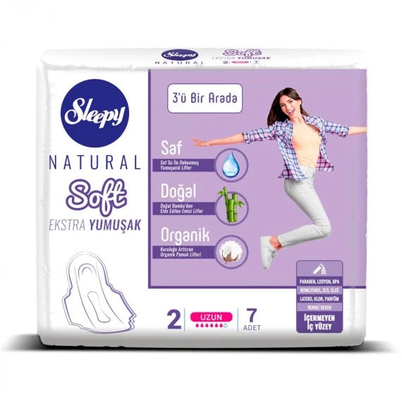 Absorbante Sleepy Natural Soft Standard Long N7 (*6)