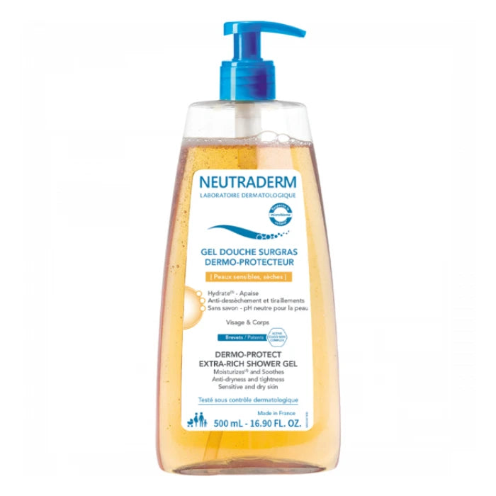 NEUTRADERM Dermo-protect Gel de duș extra-rich pentru piele uscată, 500ml